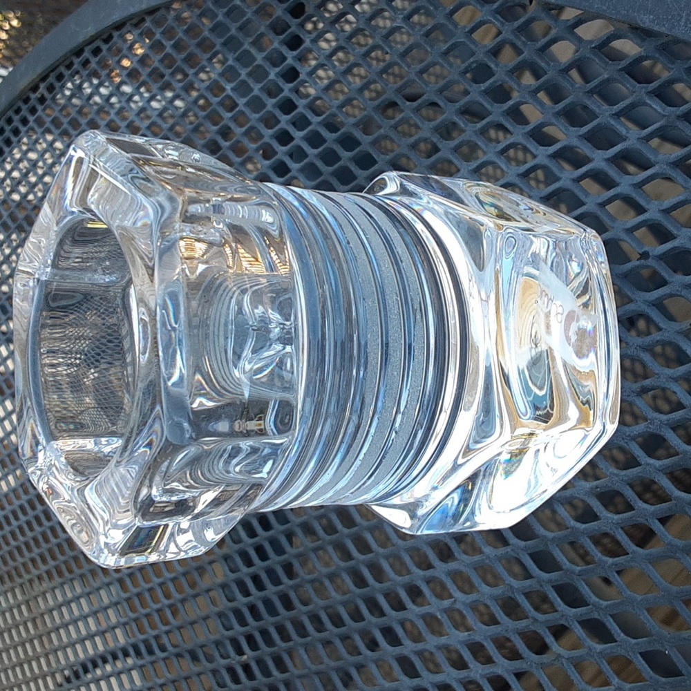 Vintage nut n bolt candle votive made by Schmidt the creative hand.
